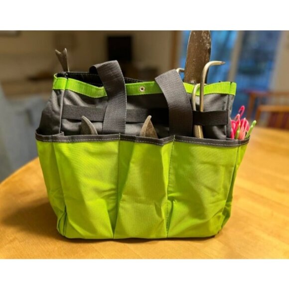 Garden Tool Bag, Garden Tote Storage Bag with 8 Pockets, Home Organizer - Picture 1 of 2